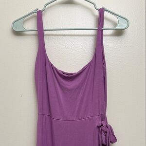 See You Monday Purple Midi Dress